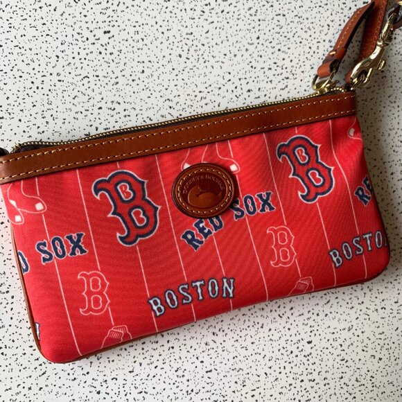 Dooney & Bourke Red Boston Red Sox Wristlet - Picture 2 of 16